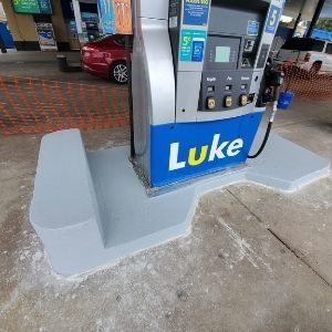 Fuel Island Concrete Restoration Luke Puretekllc
